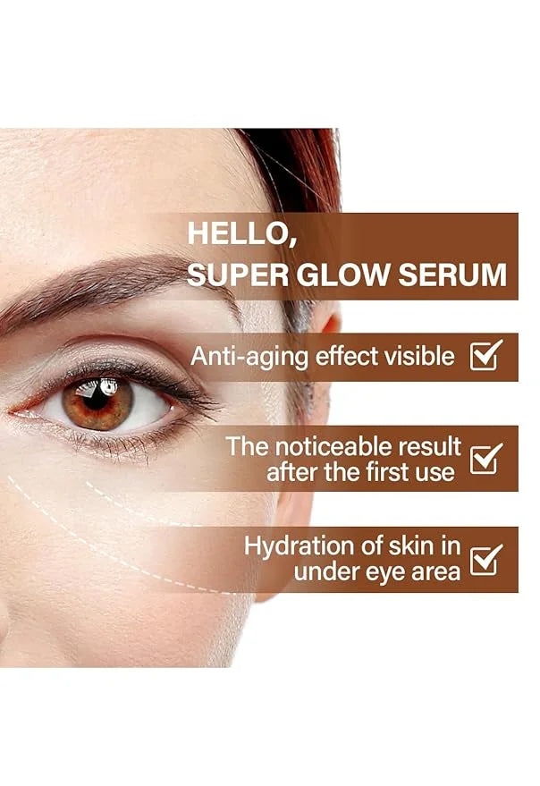 Caffeine Eye Serum Under Eye Treatment Serum for Moisturizing Anti-Aging Brightening Eye Serum, Caffeine Cream for Wrinkle...