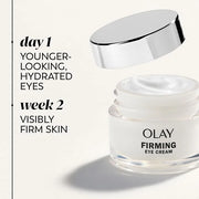 Olay Firming Eye Cream, Fragrance-Free, Collagen Peptide - Firm Skin Around the Eyes, 0.5 Fl Oz - Product Image