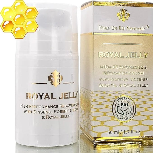 Face Cream Anti Aging Royal Jelly - Natural & Organic Ingredients, Face Moisturizer for Dry Skin, Anti Aging Cream for Fac...