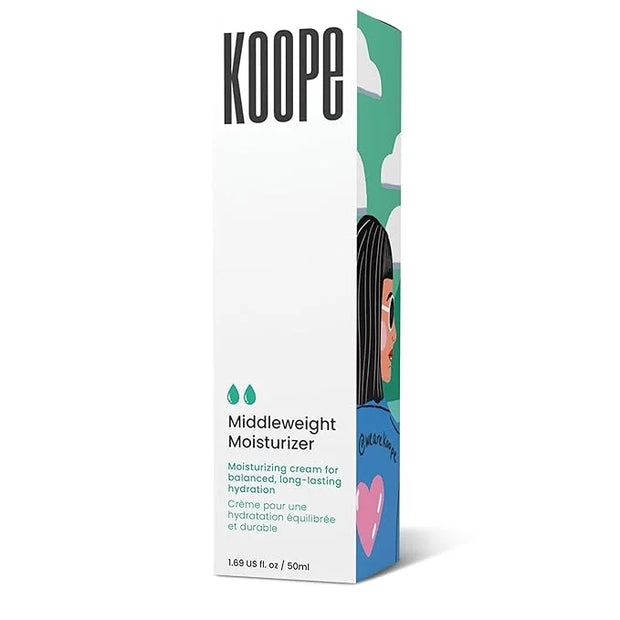 Koope Middleweight Face Cream, Moisturizer For All Skin Types, Balanced Hydration with Hyaluronic Acid, Baobab Oil, Anti-P...