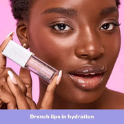 Kosas Wet Lip Oil Gloss - Hydrating Lip Plumping Treatment with Hyaluronic Acid & Peptides, Non-Sticky Finish (Exposed) - ...