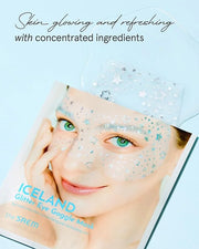THESAEM Iceland Glitter Eye Goggle Mask - Refreshing & Hydrating Korean Eye Mask Patch for Puffy Eyes - Vitamin & Hyaluron...