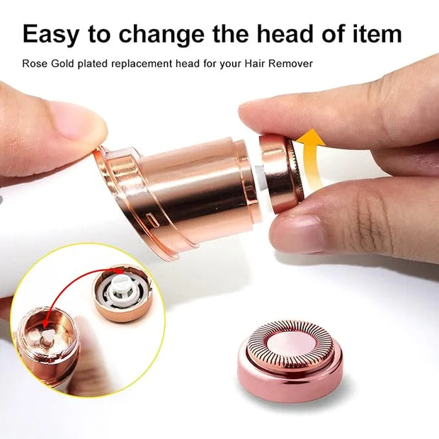 Facial Hair Remover Replacement Heads: Compatible with Finishing Touch Flawless Facial Hair Removal Tool for Women As Seen...