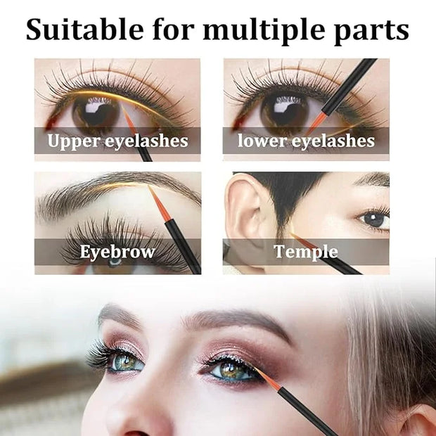 Eyelash Growth Serum For Stronger – Thicker and Longer,Moisturize,contains a Facial Roller,Serum for Natural Eyelashes,Las...