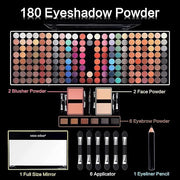 190 Colors Cosmetic Make up Piano Box Set,Combination