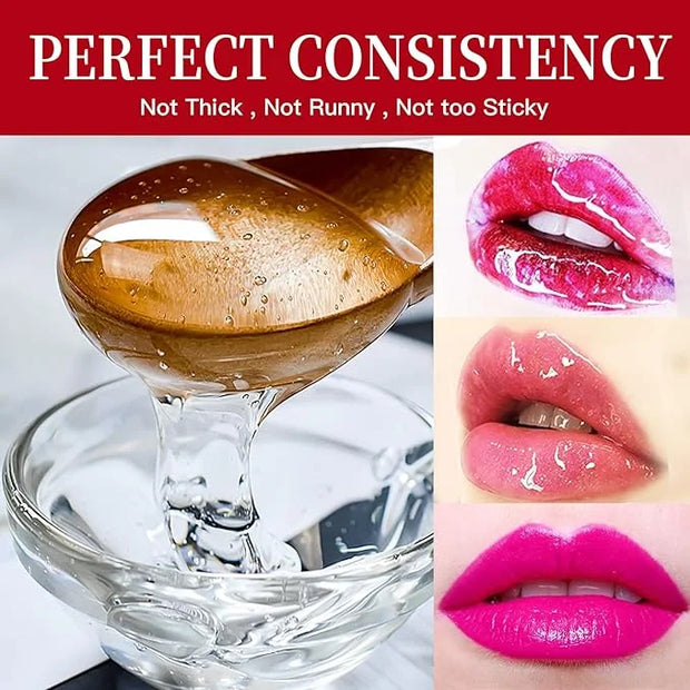 Lip Gloss Base 10 Ounce (350 ML) Clear Lip Gloss Non-Stick Moisturizing Versagel lip gloss base DIY Handmade Lip Gloss Lip...