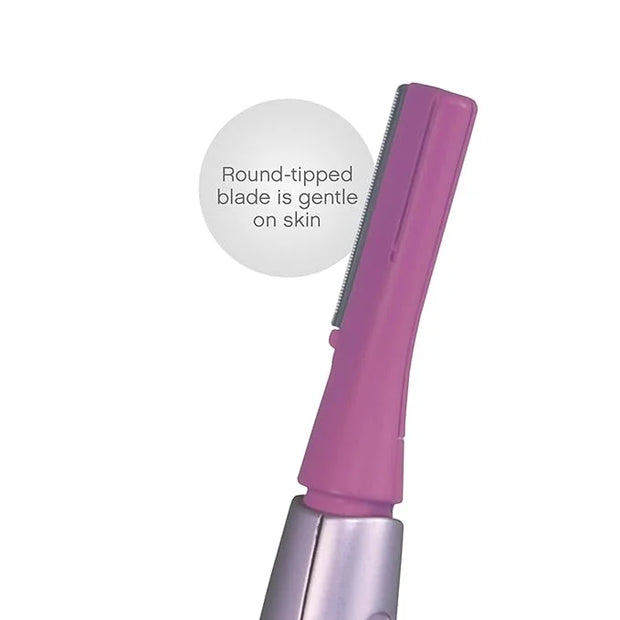 Panasonic Women’s Facial Hair Remover and Eyebrow Trimmer with Pivoting Head, Includes 2 Gentle Blades for Brow and Face a...
