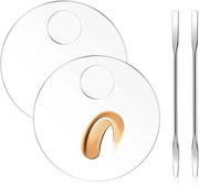2 Pcs Makeup Palette Tray Clear Makeup Mixing