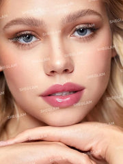 SHEGLAM Jelly Wow Tinted Lip Oil Plumping Lip Gloss Natural -Pinky Swear - Product Image