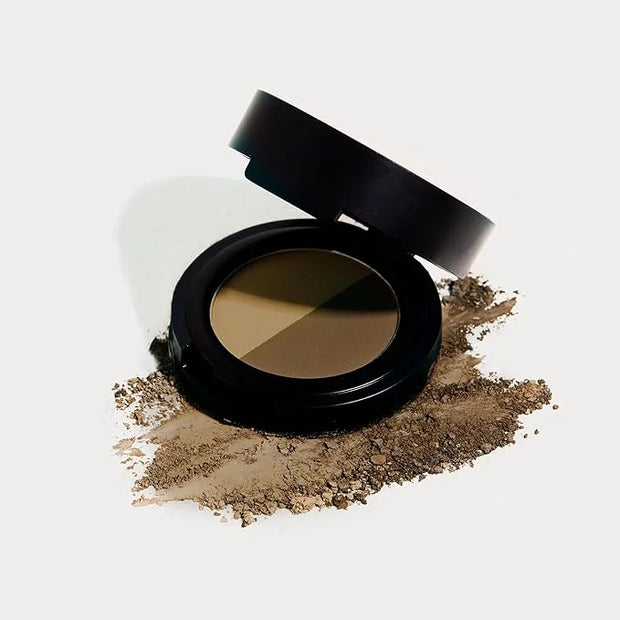 Soft Brow Define & Fill Powder Duo, Includes Dual ended Brush, Vegan and Cruelty Free (Blonde) - Product Image