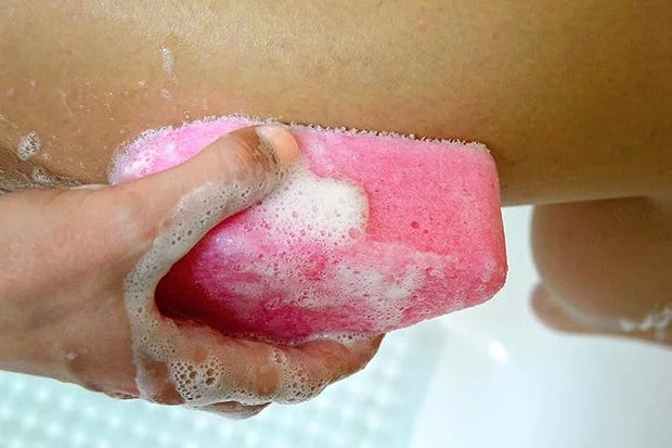 Spongeables Anti-Cellulite Body Wash in a Sponge, Moisturizer and Exfoliator, 20+ Washes, Peony Blossom, 2 Count - Product...