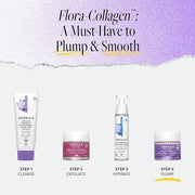 DERMA-E Advanced Peptides and Vegan Flora-Collagen Moisturizer – Double Action Collagen Face Cream with Peptide Complex – ...