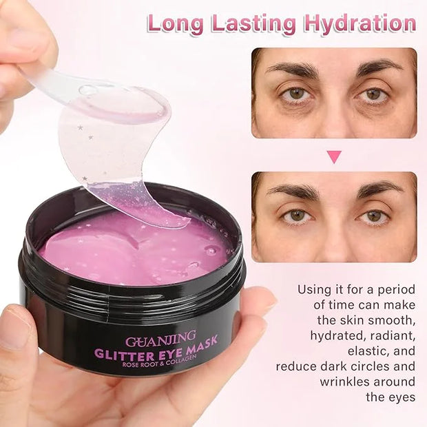 Caffeine under eye masks for
