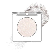 Monochrome Pressed Eyeshadow, Waterproof Neutral Powde Mini Shimmer Silver White Eyeshadow, sombras para ojos, Talc, Parab...