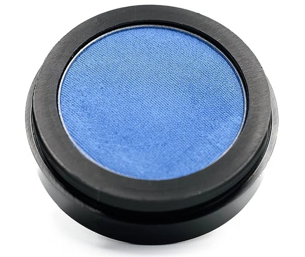 Tropical Classic Blue Shimmering Pressed Powder Single Vegan Eyeshadow; Talc, Paraben & Cruelty Free - Product Image