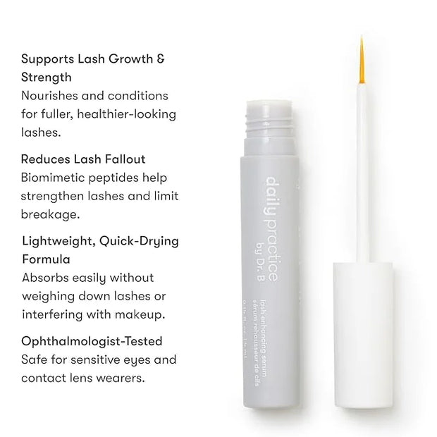 by Dr. B Lash Enhancing Serum – Peptides, Biotin, Niacinamide & Hyaluronic Acid – Paraben-Free, Phthalate-Free, Hydrating ...