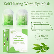 16 Packs Steam Eye Mask, Heated Eye Mask for Sleeping, Warm Compress for Eyes, Self Heating Disposal Eye Mask Comfortable ...