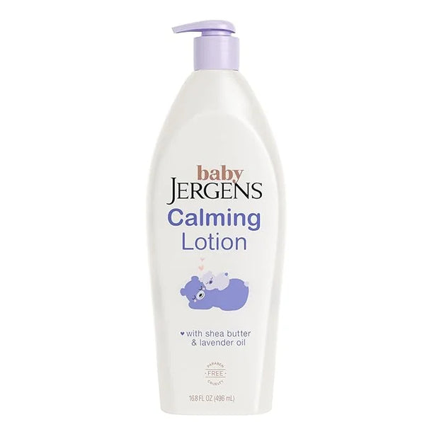 Jergens Baby Calming Lotion, Baby Calming Lotion, Lavender Baby Lotion, Baby Moisturizer with Shea Butter and Lavender Oil...