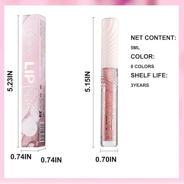 nude purple Lip GlossTinted Glitter Lipgloss Lip Oil Teens Moisturizing Lipstick Lip Balm High Shine And Vegan Plumping Li...