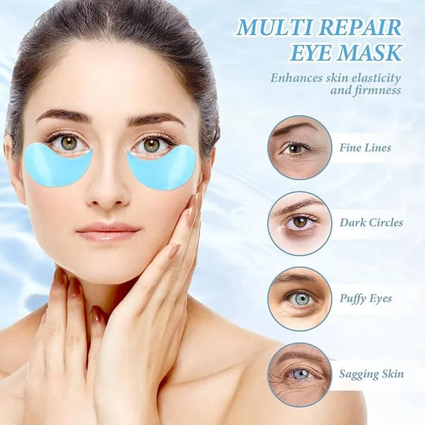 PITHER Under Eye Patches for Dark Circles, Eye Masks for Puffy Eyes Wrinkles Under Eye Bags Firmness 30 Pairs Skin Treatme...