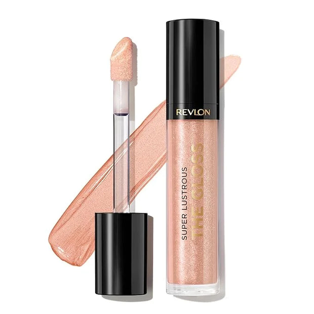 Revlon Super Lustrous Lip Gloss, Non-Sticky, Hydrating, High Shine Finish, 255 Sandstorm, 0.13 oz - Product Image