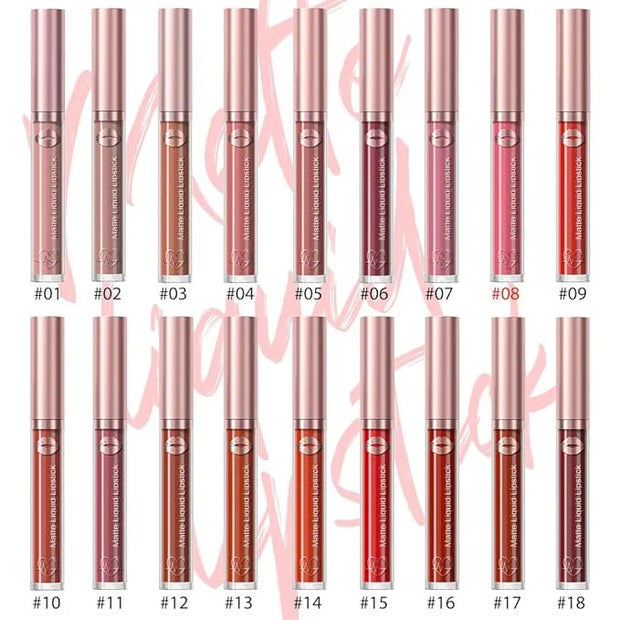 Matte Liquid Lipstick,Dark Purple Liquid Lip Stains, Long Lasting Waterproof Lip Gloss Makeup, Velvet Non-Stick Cup Lips S...