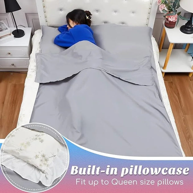 Irenare 2 Pcs Self Tanning Sleep Sack Self Tanning Sheets Protector Self Tan Sleep Bag Protect Sheets from Self Tanner Tra...