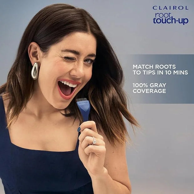 Clairol Root Touch-Up by Nice'n Easy Permanent Hair Dye, 4G Dark Golden Brown Hair Color, Pack of 2 - Product Image