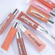 MAEPEOR Glitter Glossy Plumping Lipgloss 9 Colors Moisturizing Lip Plumper Shiny Jelly Lip Gloss Natural Liquid Lipstick f...