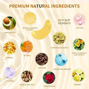 Under Eye Patches for Puffy Eyes Treatment 30 Pairs, 24K Gold Under Eye Masks for Dark Circles and Puffiness, Eye Gel Pads...