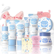 11 In 1 Milk Skincare Set for Women & Teens, Travel Skincare Set, Skincare Kits Milk Girls Gifts, Skin Care for Teens 10-1...