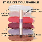 FOCALLURE Glitter Lip Gloss,High Shine Shimmer Lipstick,Long Lasting Plumping Lipgloss,Hydrating,Moisturizing,Non-Sticky a...