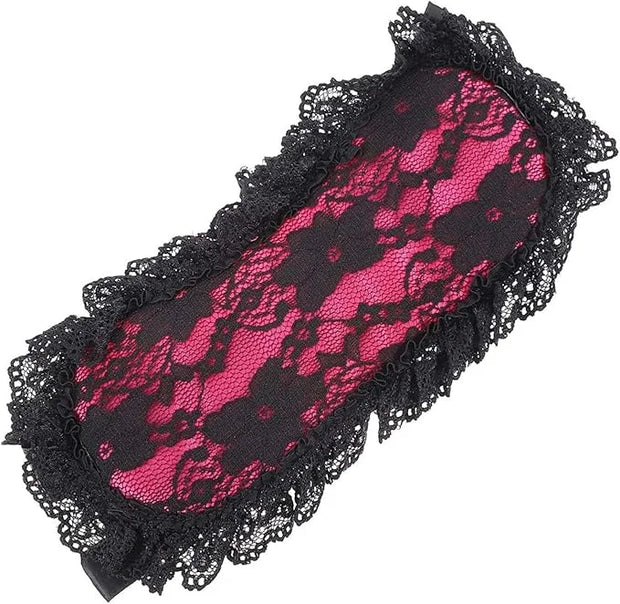 Soft Lace Eye Mask Party Ribbon Accessories, Eye Mask Comfortable Sleep Mask Can Be Adjusted to Shading Eyes, Travel,Home,...
