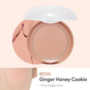 ETUDE Lovely Cookie Blusher #BE101 Ginger Honey Cookie 4g | Glowing & Natural Powder Blush with Long-Lasting Sebum Control...