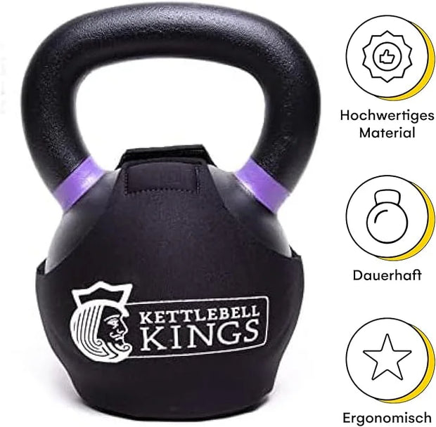 SPECIFIC TO KETTLEBELL KINGS PRODUCTS - Powder Coat 3mm Neoprene (24KG) - Product Image