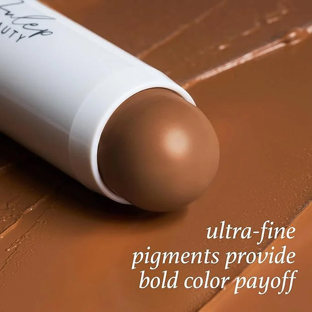 Julep Skip the Brush Cream to Powder Bronzer & Contour Stick - Melted Cocoa Medium skin tones - Long Lasting Blendable and...