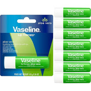 Vaseline Lip Therapy Aloe Fresh 8-Pack – Moisturizing Lip Balm for Very Dry Lips, 0.16 Oz Ea - Product Image