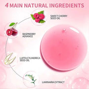 Hydrating Lip Glow Oil, Lip Oil Gloss Transparent Toot Tinted Nourishing Long Lasting Repairing Lightening Lip Lines (RASP...