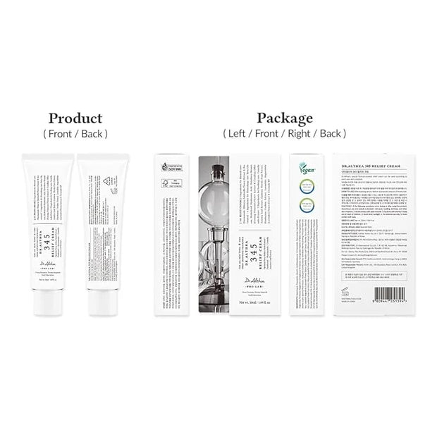Dr.Althea 345 Relief Cream | Daily Face Moisturizer | Blemish Relief Care | Soothing Recovery & Moisture with Niacinamide,...