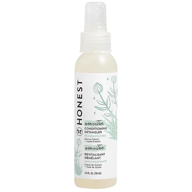 The Honest Company Fragrance Free Conditioning Hair Detangler | Leave-in Conditioner + Fortifying Spray | Tear-free + Hypo...