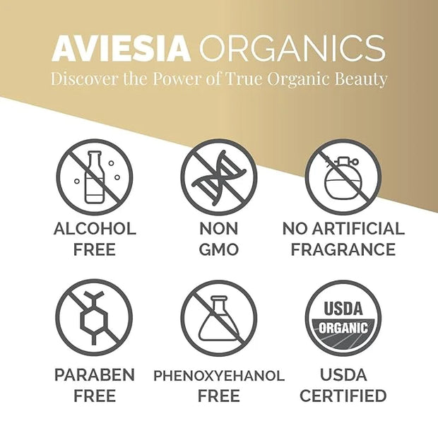 Deep Moisture Anti Aging Firming Eye Cream – USDA Certified, Plump & Hydrate , Smooth Wrinkles, Fine Lines,Dark Circles un...