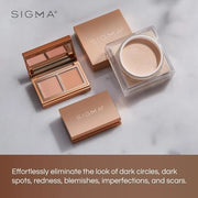 Sigma Beauty Spectrum Color-Correcting Duo – Color Correcting Cream for Concealing and Priming Skin, 2in1 Makeup Set with ...