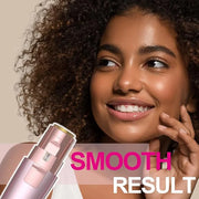 Eyebrow Razor & Facial Hair Removal for Women (2 in 1, USB Rechargeable), 100% Painless Hair Removal, Eyebrow Trimmer and ...