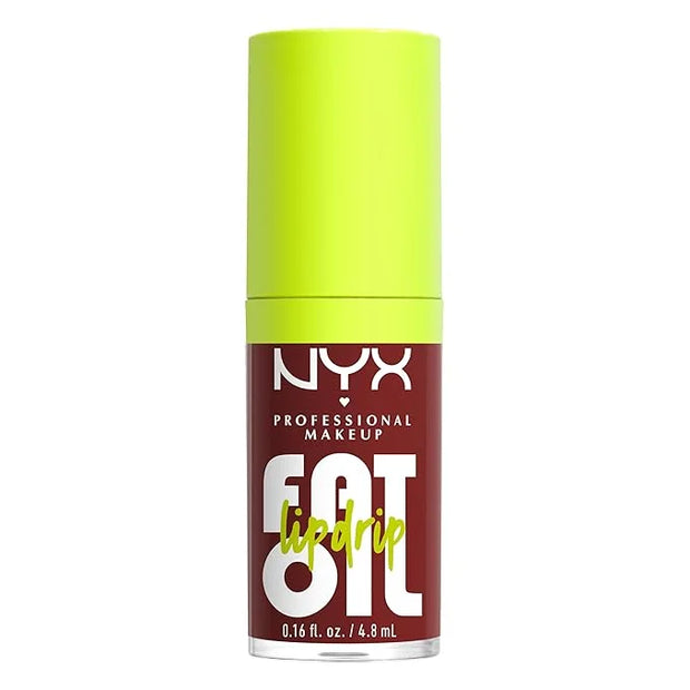 NYX PROFESSIONAL MAKEUP Fat Oil Lip Drip, Moisturizing Lip Oil Gloss, Vegan Tinted Formula, Up to 12 HR Hydration - Inside...