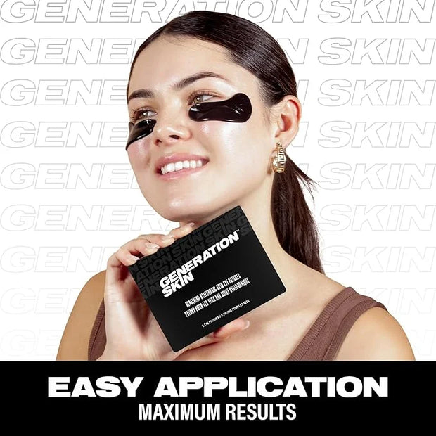 Eye Patches for Dark Circles and Puffiness, Under Eye Mask with Hyaluronic Acid, Vegan and Cruelty-Free Under Eye Patches,...