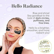 Nighttime Under Eye Patches for Puffy Eyes and Dark Circles, Gel Eye Masks with Collagen, Retinol & Vitamin E, Deeply Mois...