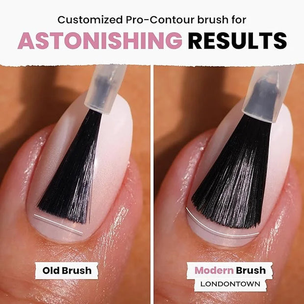 LONDONTOWN lakur Nail Polish - Chip-Resistant, Non-Toxic, Conditions & Hydrates Nails | Glossy Neutral Magnolia Haze Creme...