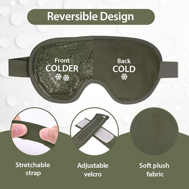 NEWGO Bundle of Gel Cold Eye Mask + Multipurpose Gel Cold Pack - Product Image