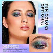 MAKI YIKA 5Pc Glitter Eyeshadow Liquid Multichrome Eyeshadows Long Lasting, Metallic Chameleon Eye Shadow Smudgeproof Holo...