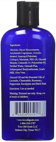 Two Old Goats Essential Oil Lotion 4 oz Bundle with Nail Clipper - Moisturizing Lotion with Lavender, Chamomile, Eucalyptu...